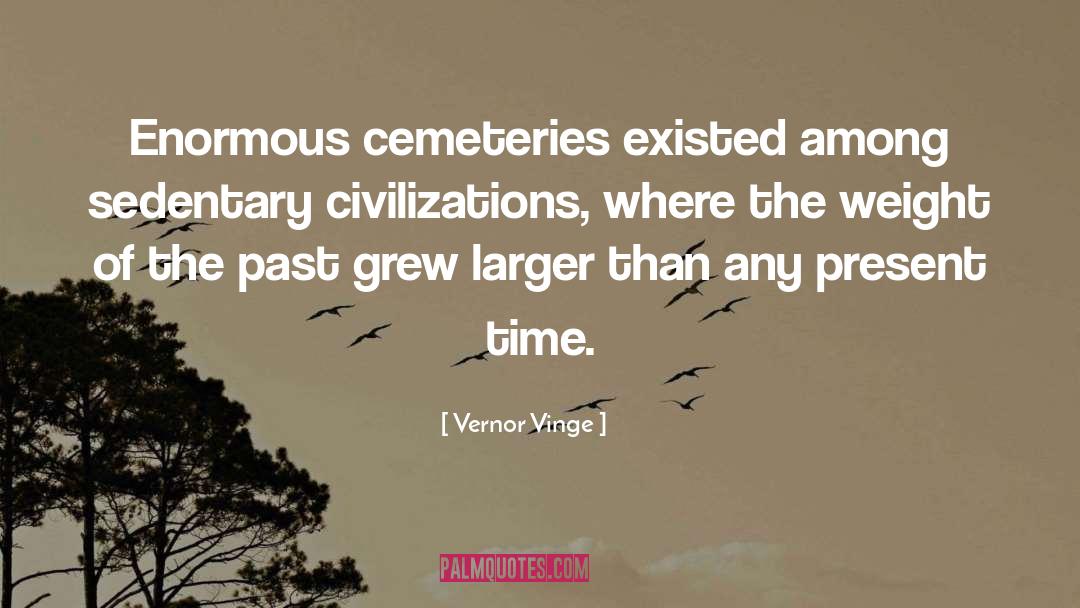 Cemeteries quotes by Vernor Vinge