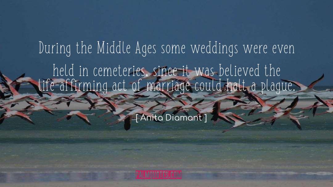 Cemeteries quotes by Anita Diamant