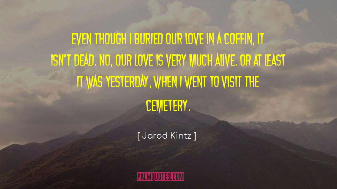 Cemetery Headstone quotes by Jarod Kintz