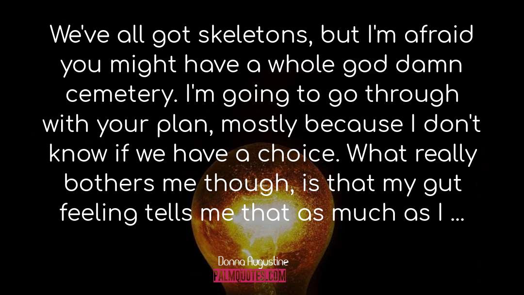 Cemetery quotes by Donna Augustine