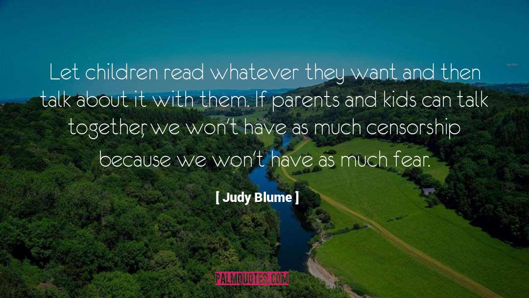 Censor quotes by Judy Blume