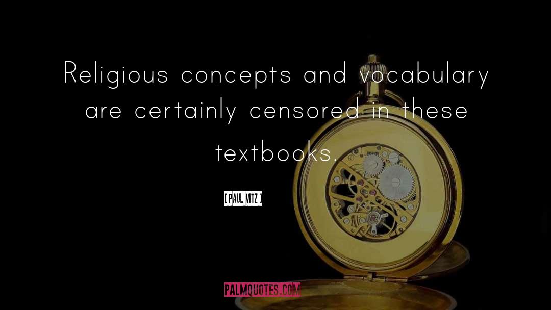 Censored quotes by Paul Vitz