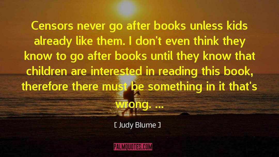 Censoring quotes by Judy Blume