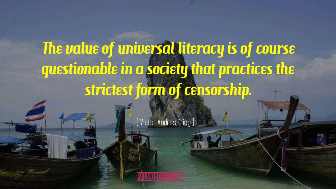 Censorship Of Books quotes by Victor Andres Triay