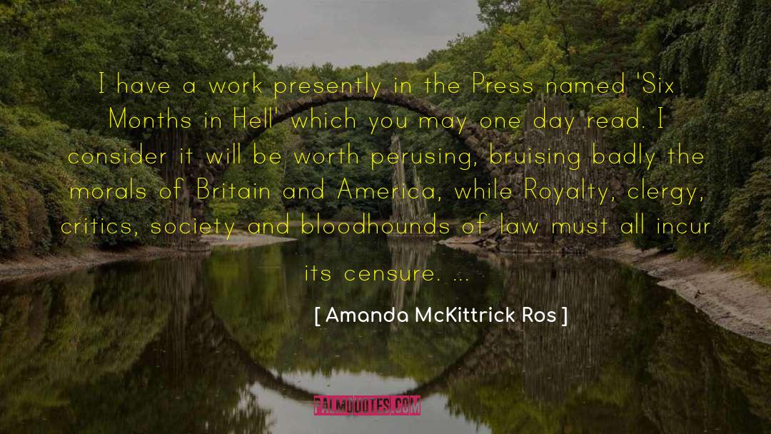 Censure quotes by Amanda McKittrick Ros