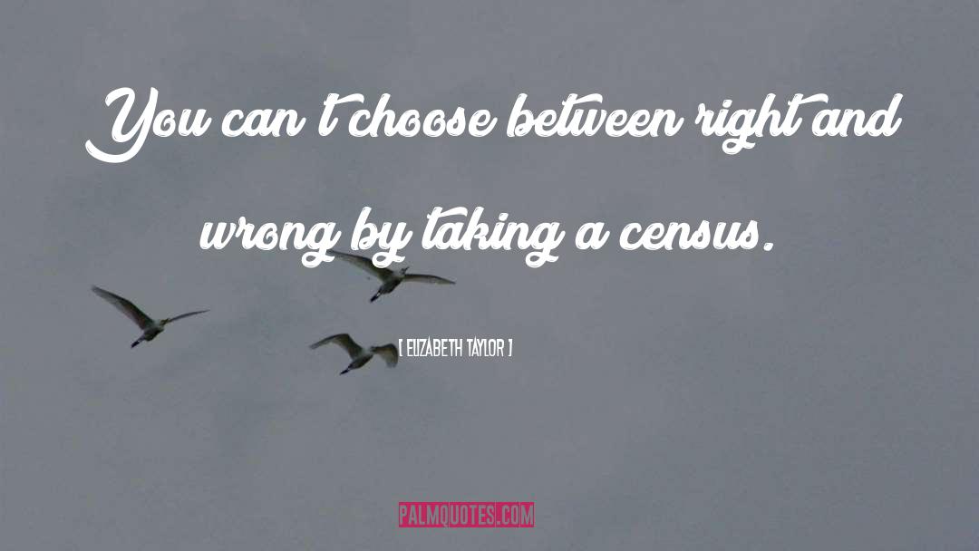 Census quotes by Elizabeth Taylor
