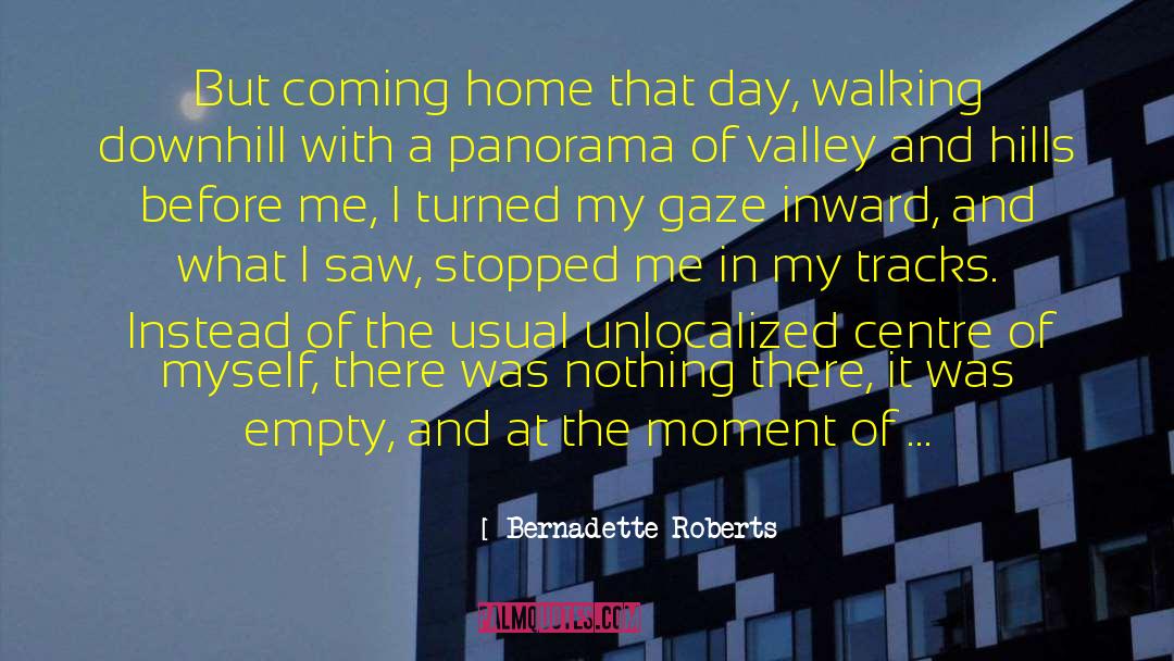 Center Valley Movies quotes by Bernadette Roberts