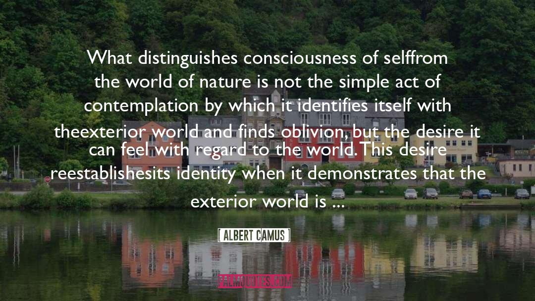 Centered quotes by Albert Camus