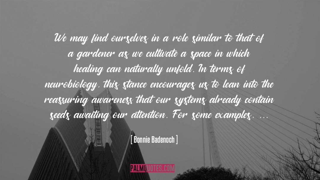 Centered quotes by Bonnie Badenoch