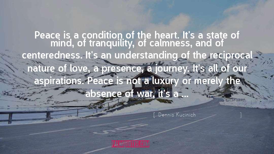 Centeredness quotes by Dennis Kucinich