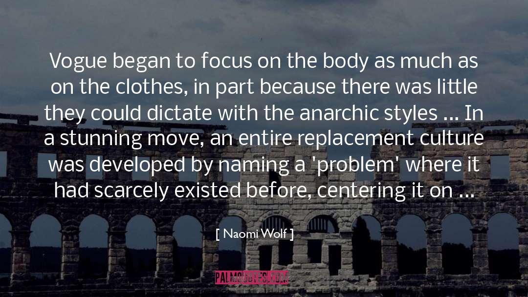 Centering quotes by Naomi Wolf