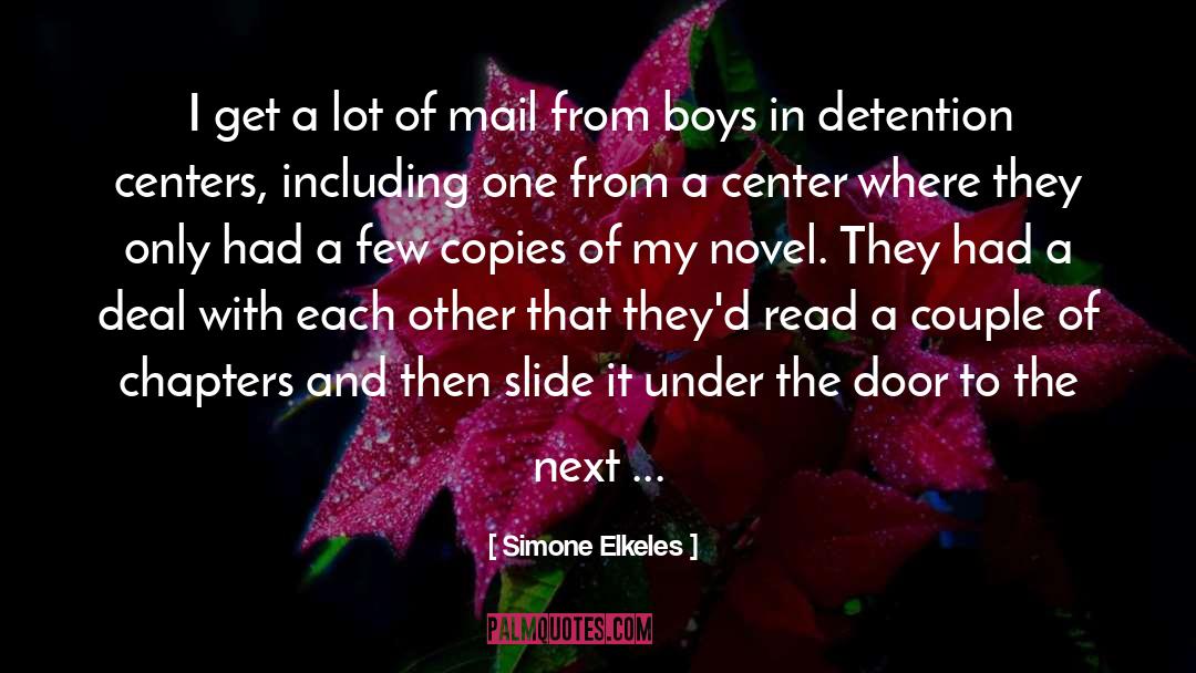 Centers quotes by Simone Elkeles