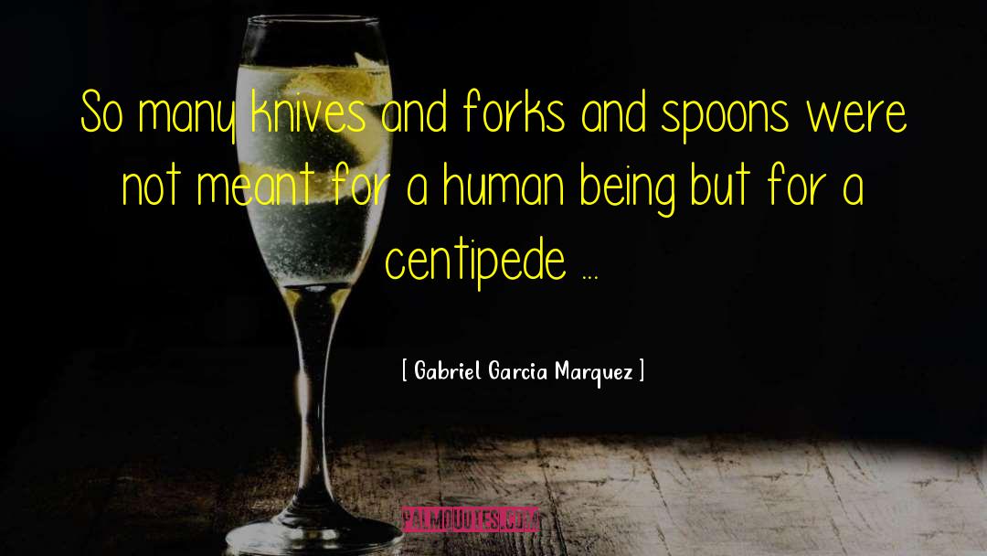 Centipede quotes by Gabriel Garcia Marquez