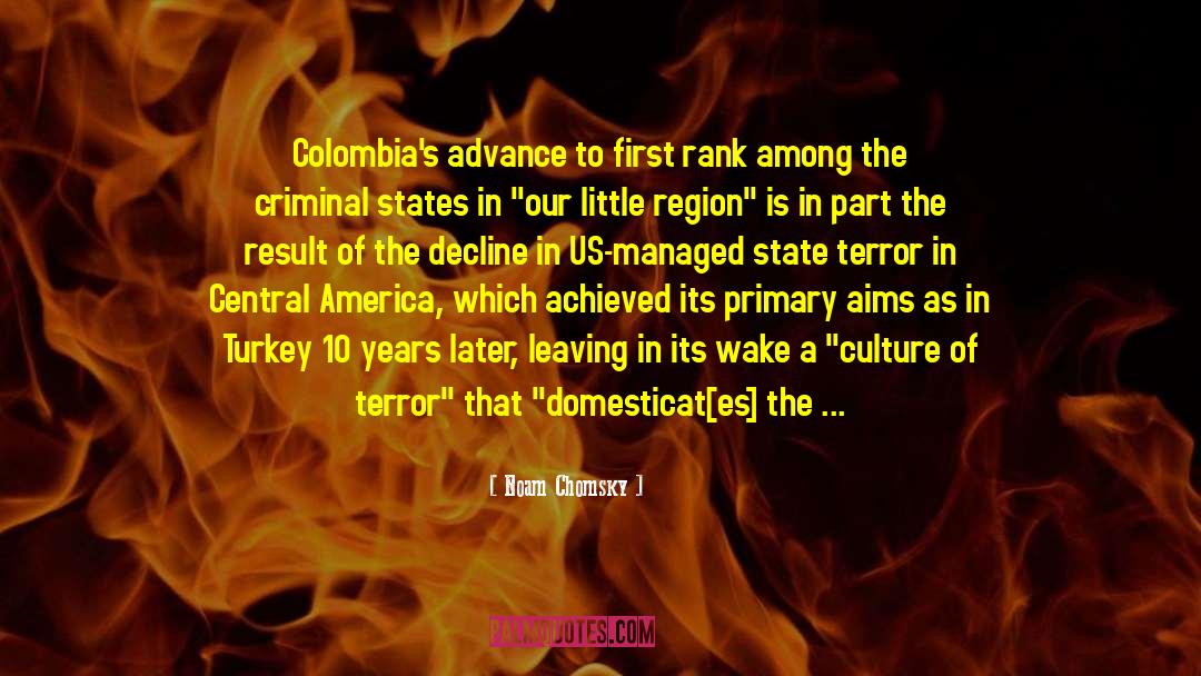 Central America quotes by Noam Chomsky