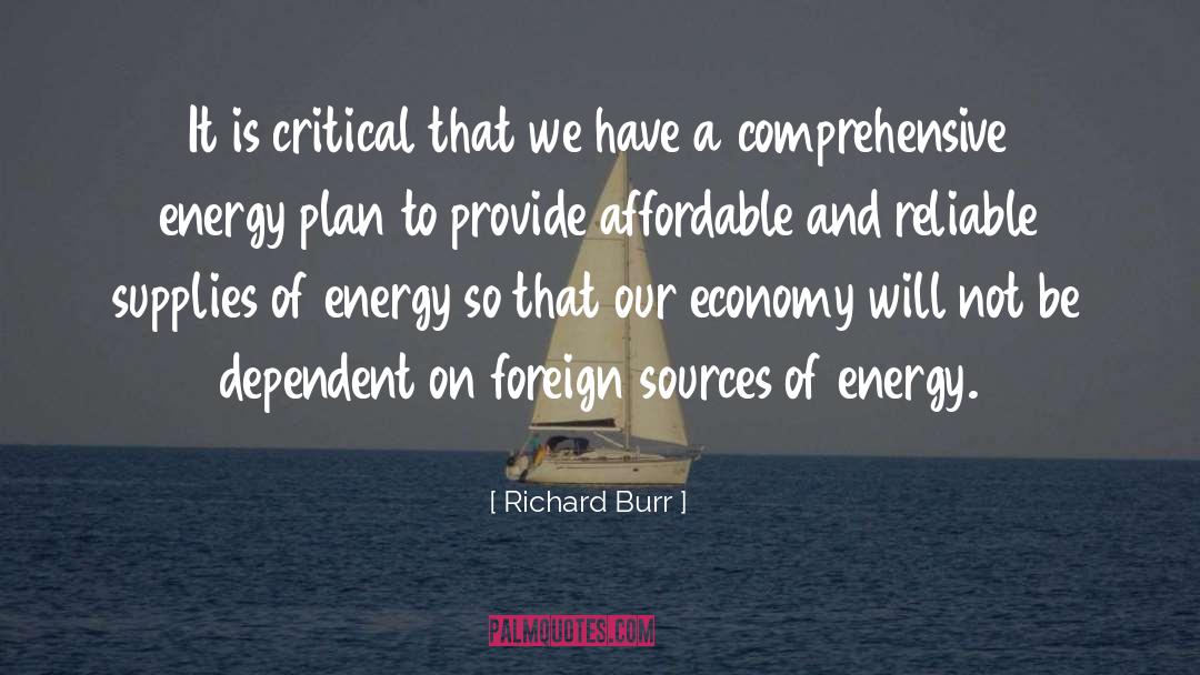 Central Economy quotes by Richard Burr