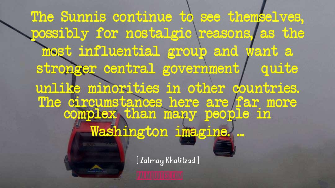 Central Government quotes by Zalmay Khalilzad