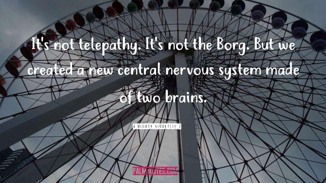 Central Nervous System quotes by Miguel Nicolelis