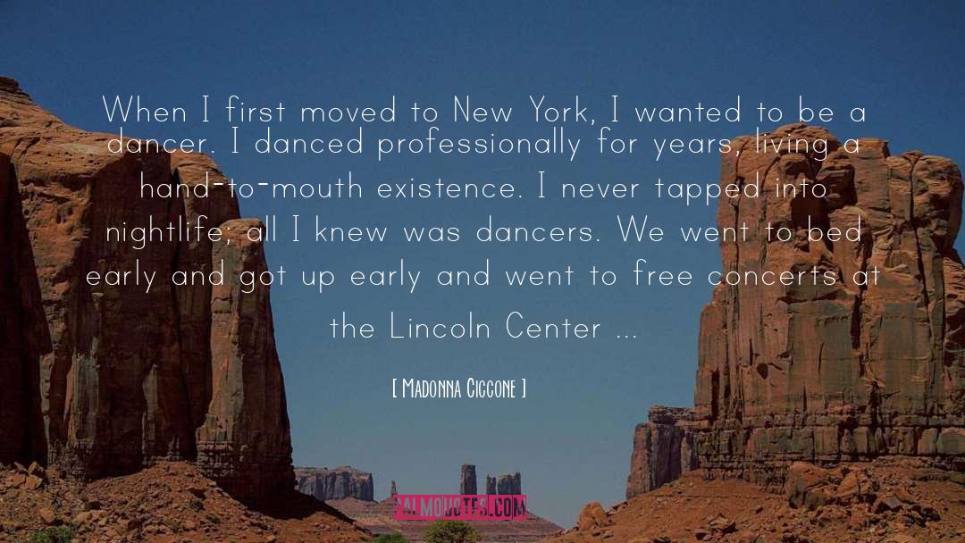 Central Park quotes by Madonna Ciccone