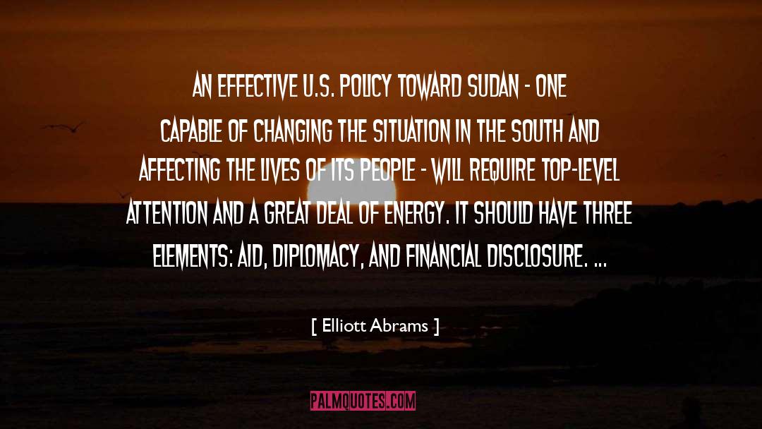 Centre Of Attention quotes by Elliott Abrams