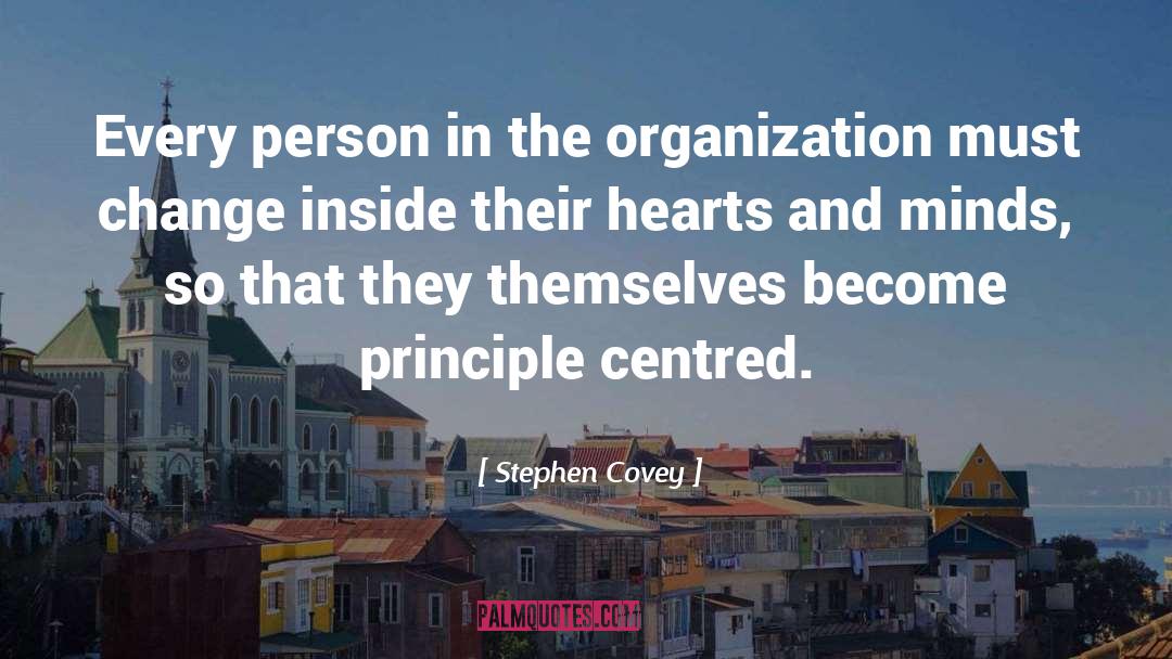 Centred quotes by Stephen Covey