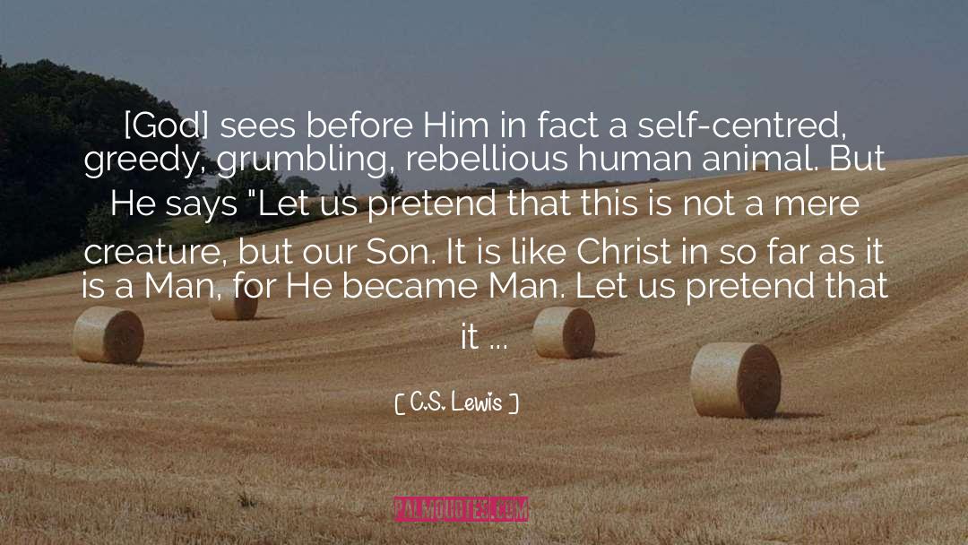 Centred quotes by C.S. Lewis