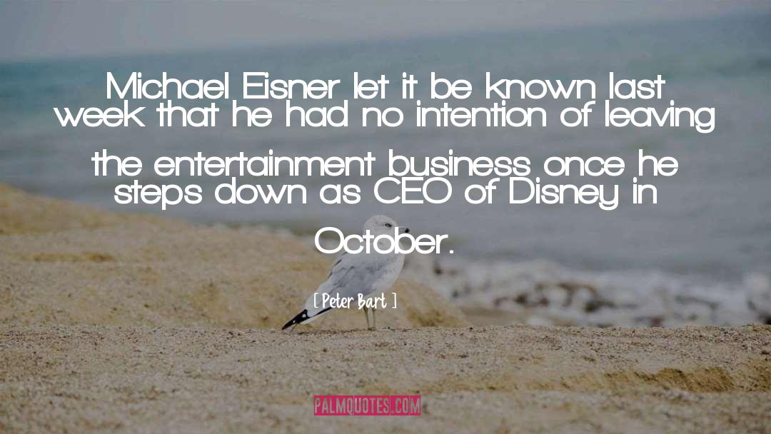 Ceo Branding quotes by Peter Bart
