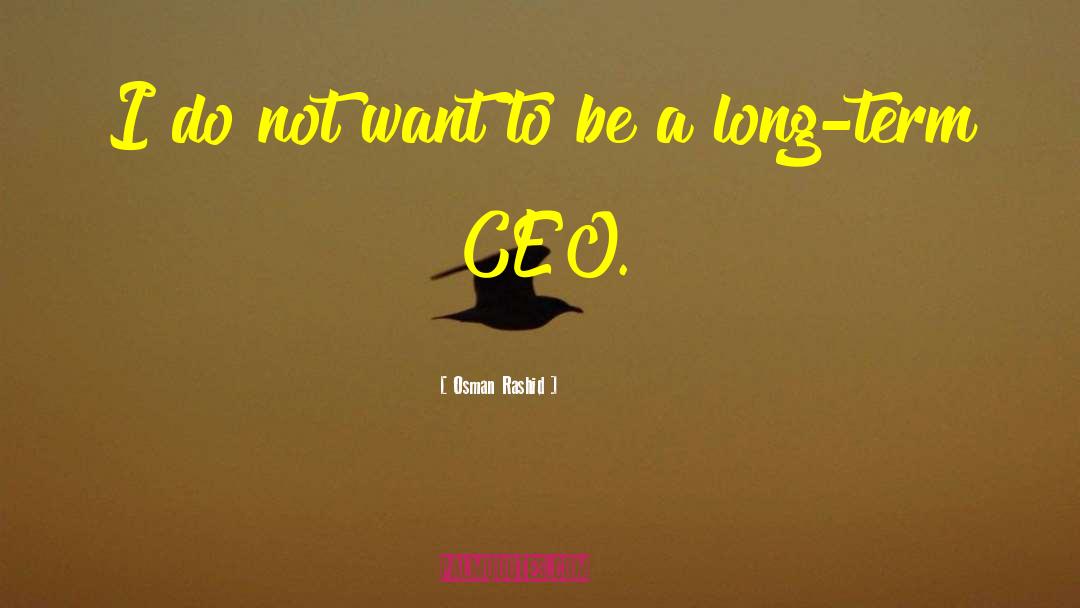 Ceo Branding quotes by Osman Rashid