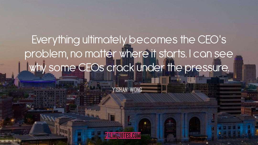 Ceo quotes by Yishan Wong