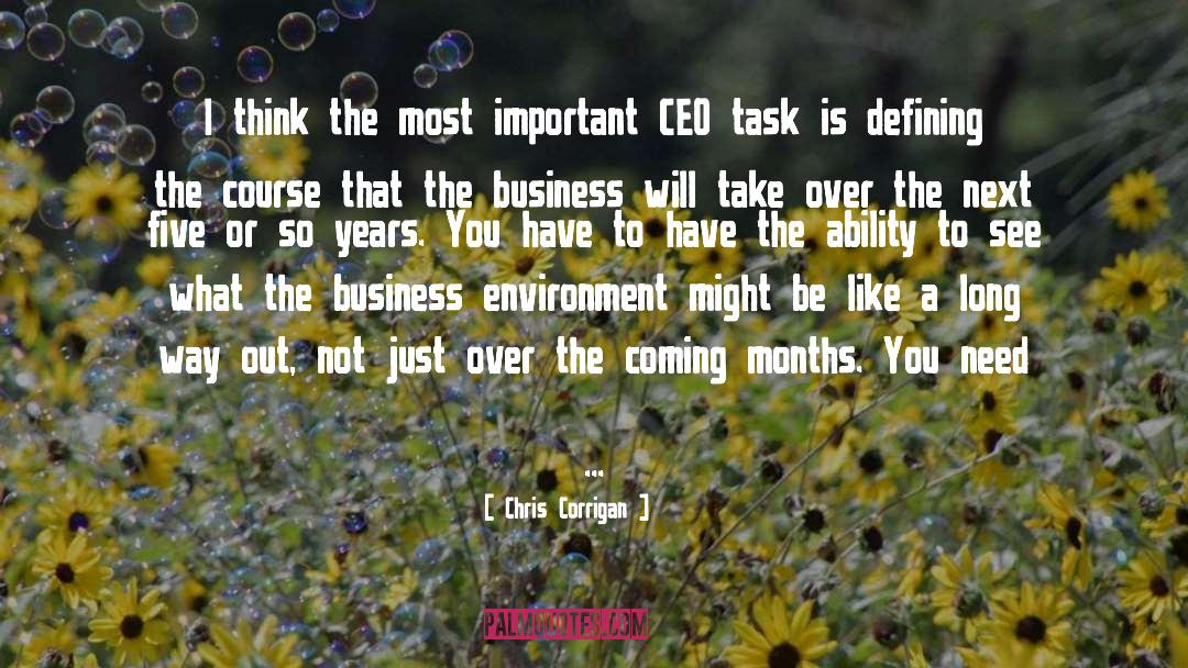 Ceo quotes by Chris Corrigan