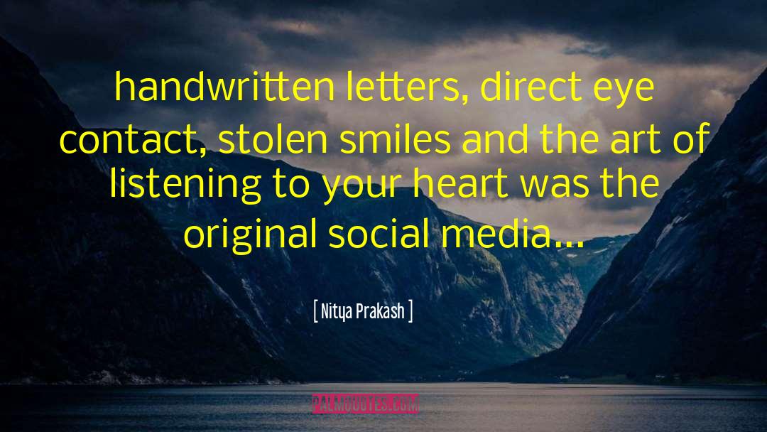 Ceo Social Media quotes by Nitya Prakash