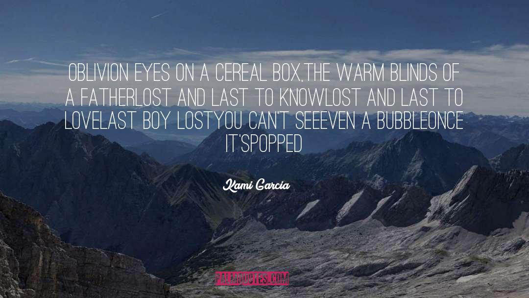 Cereal quotes by Kami Garcia