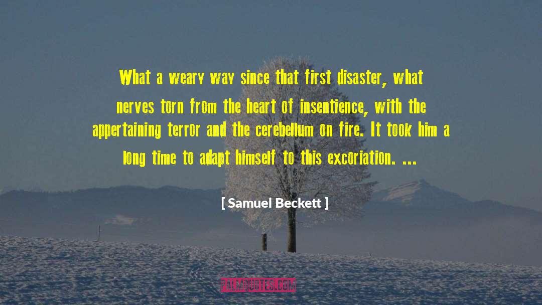 Cerebellum quotes by Samuel Beckett