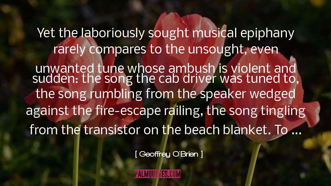 Cerrone Music quotes by Geoffrey O'Brien