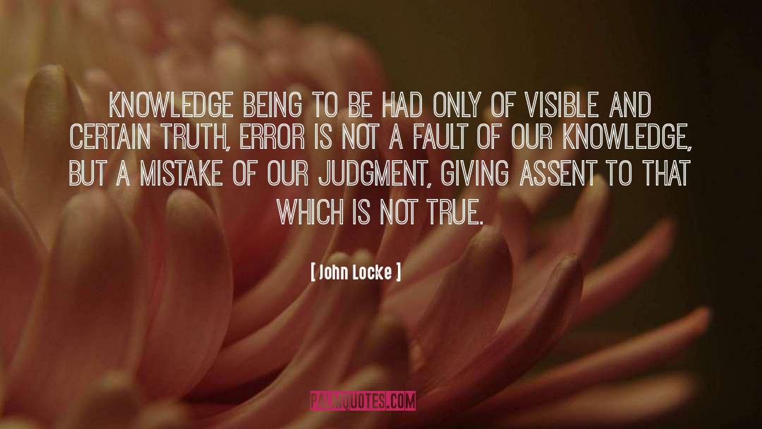 Certain Truth quotes by John Locke
