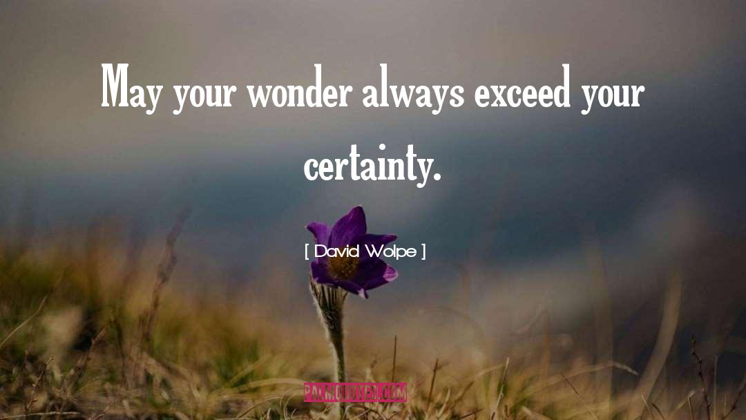 Certainty quotes by David Wolpe