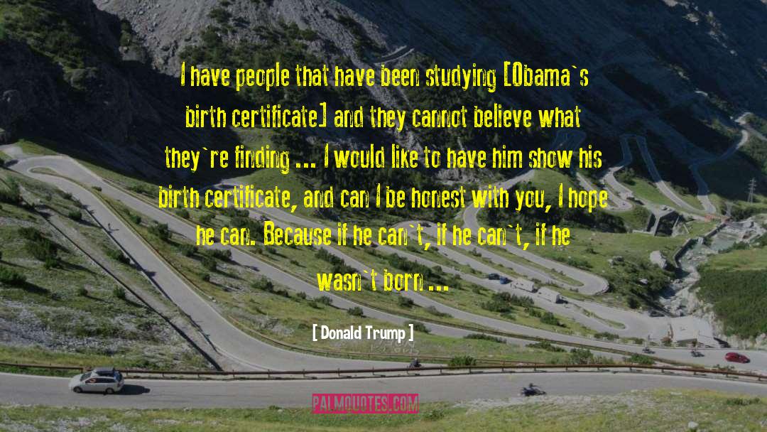 Certificate Template quotes by Donald Trump