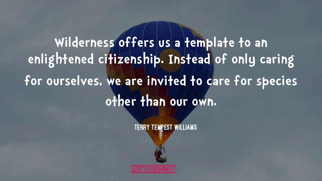Certificate Template quotes by Terry Tempest Williams