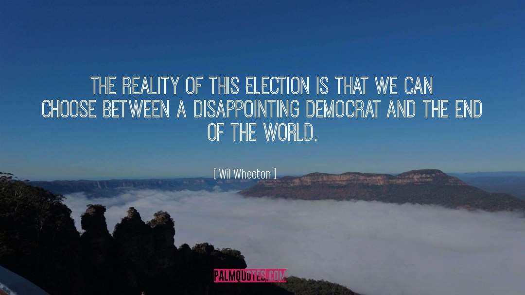 Certifying Election quotes by Wil Wheaton