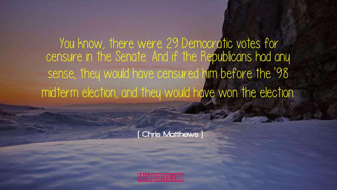Certifying Election quotes by Chris Matthews