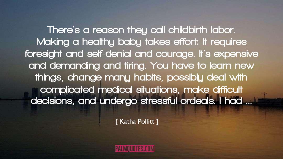 Cesarean quotes by Katha Pollitt