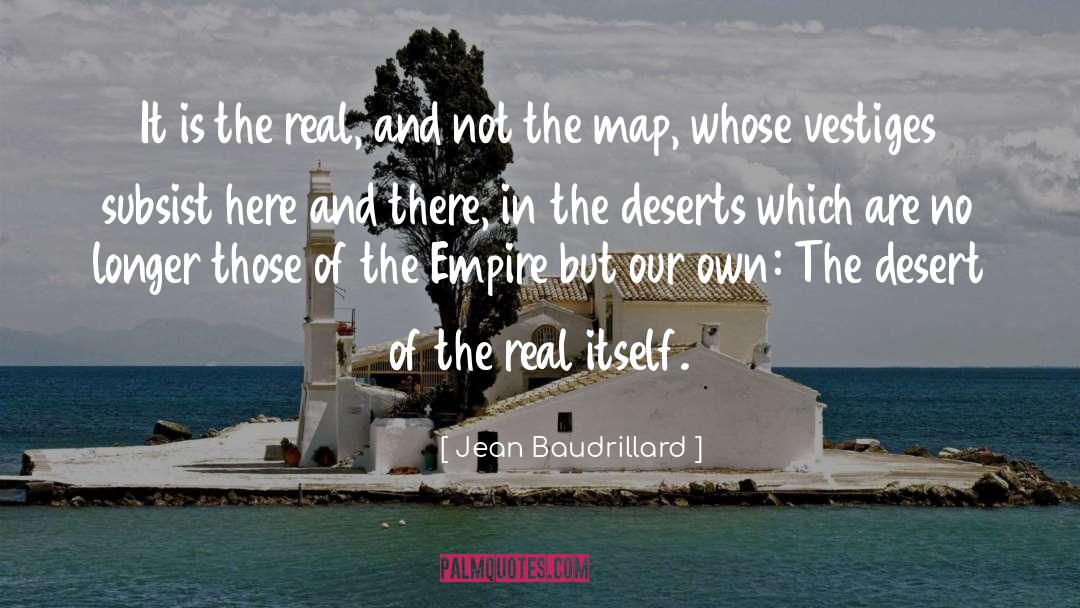 Cesena Map quotes by Jean Baudrillard