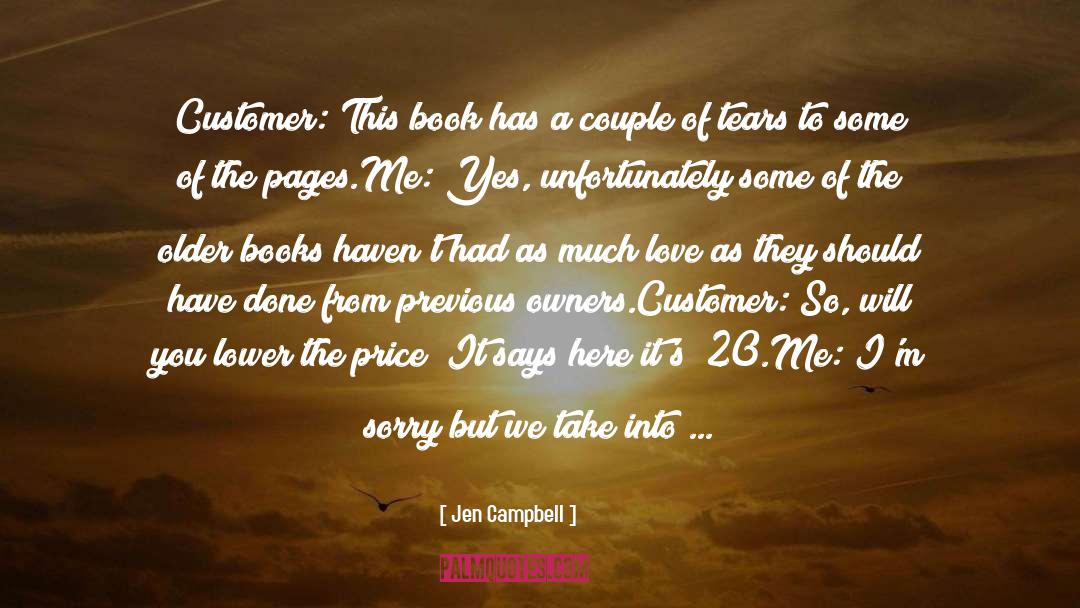 Cessante Discount quotes by Jen Campbell