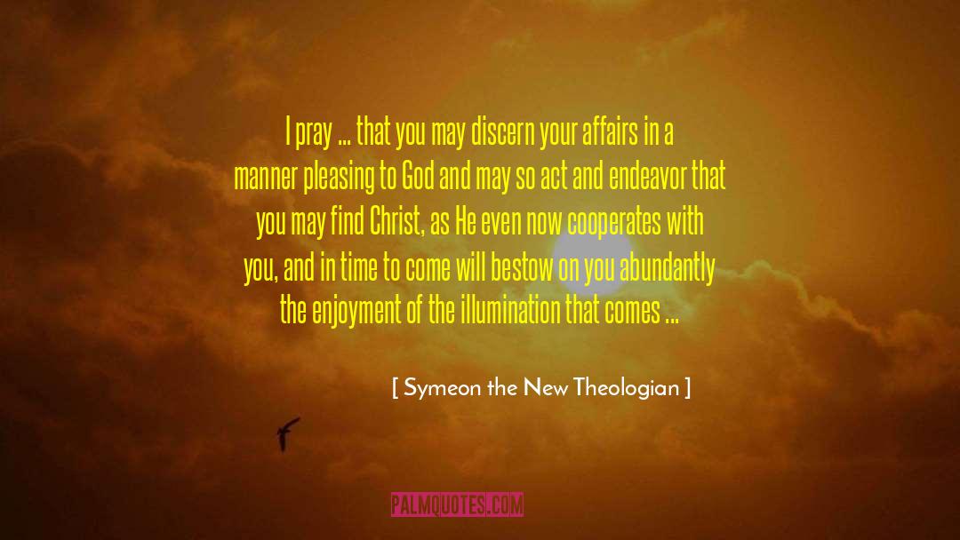 Cfs quotes by Symeon The New Theologian