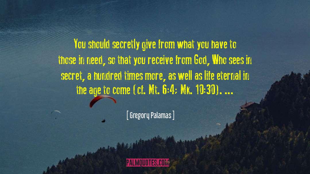 Cfs quotes by Gregory Palamas