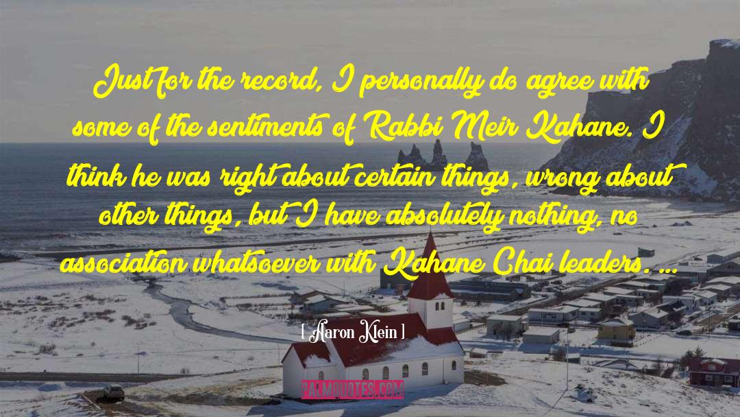 Chai Pakora quotes by Aaron Klein
