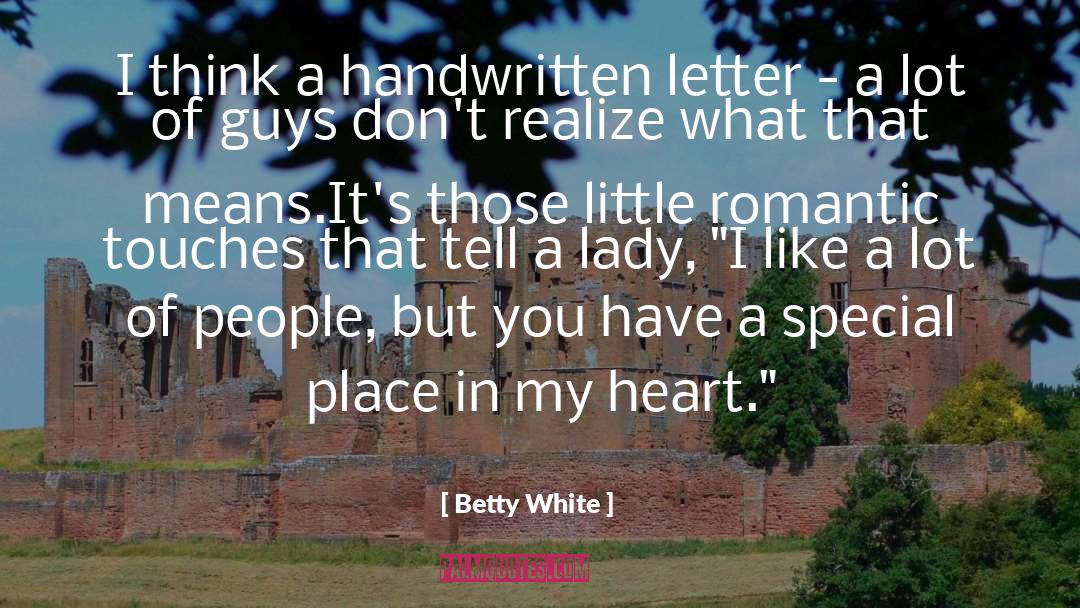 Chain Letter quotes by Betty White