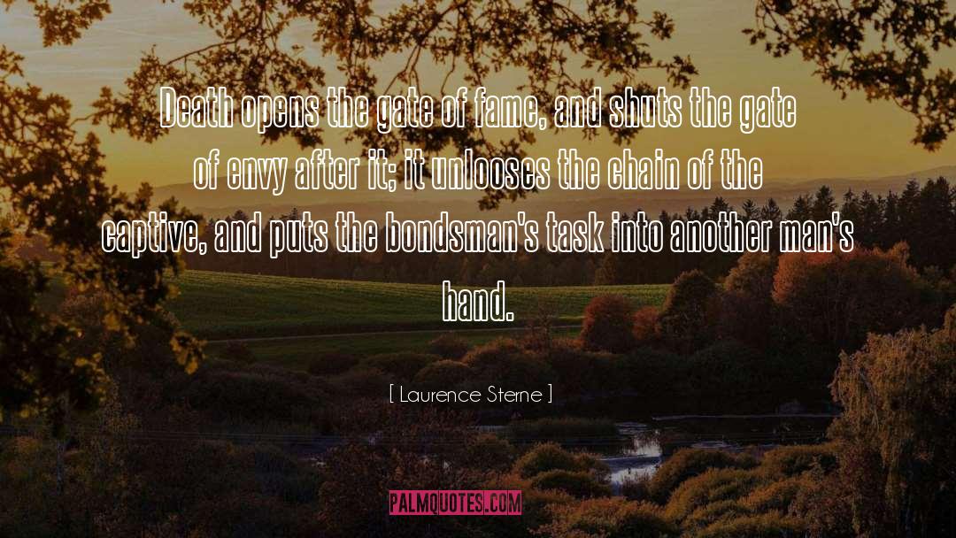 Chain Letter quotes by Laurence Sterne