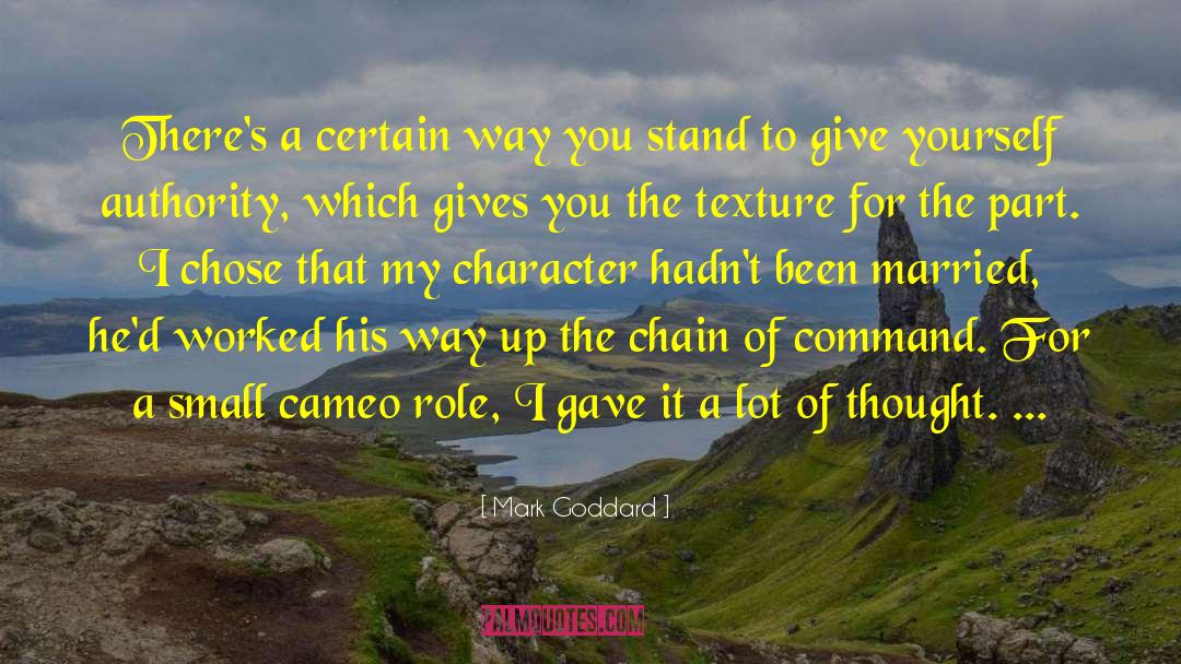 Chain Of Command quotes by Mark Goddard