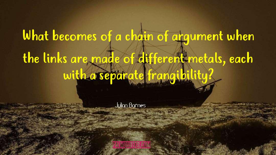 Chain Of Events quotes by Julian Barnes