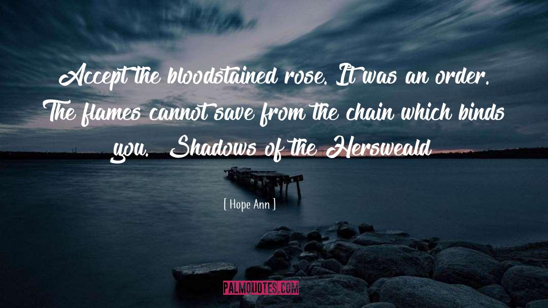 Chain quotes by Hope Ann